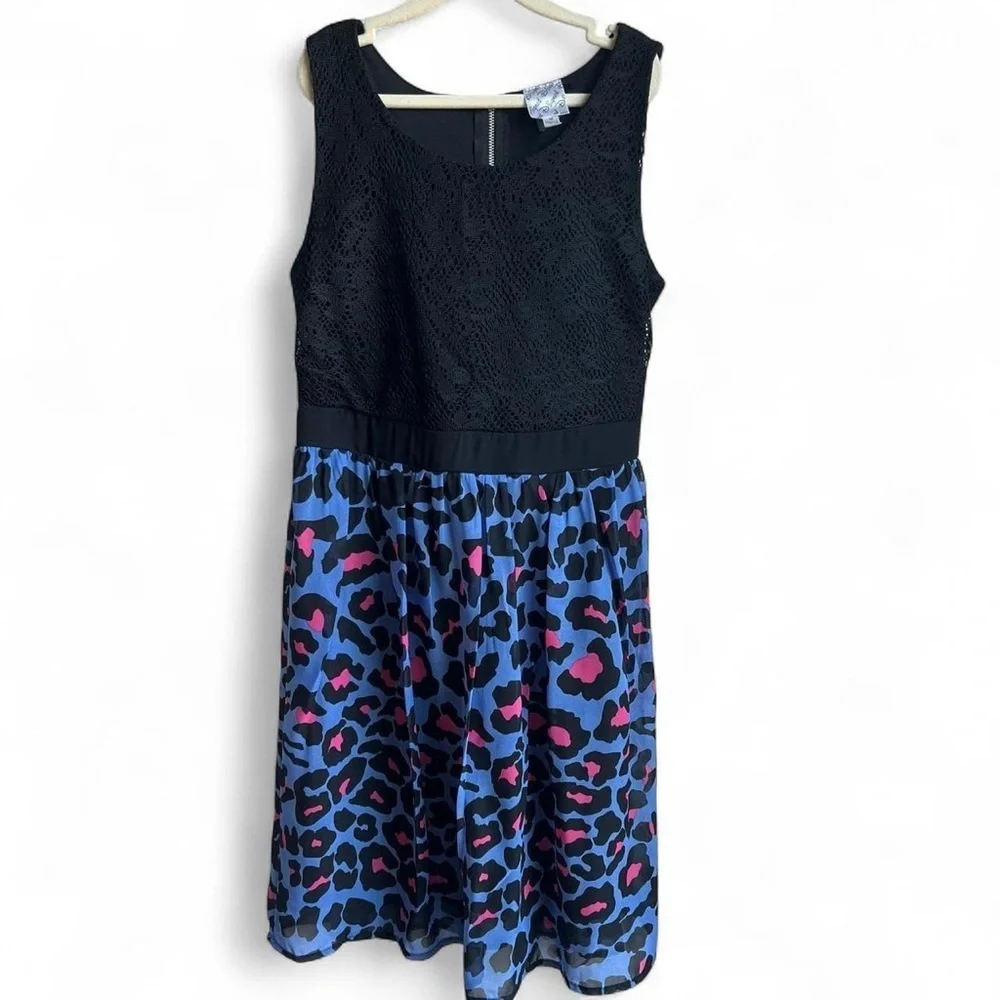 Stylish Black, Purple & Pink Kids Dress